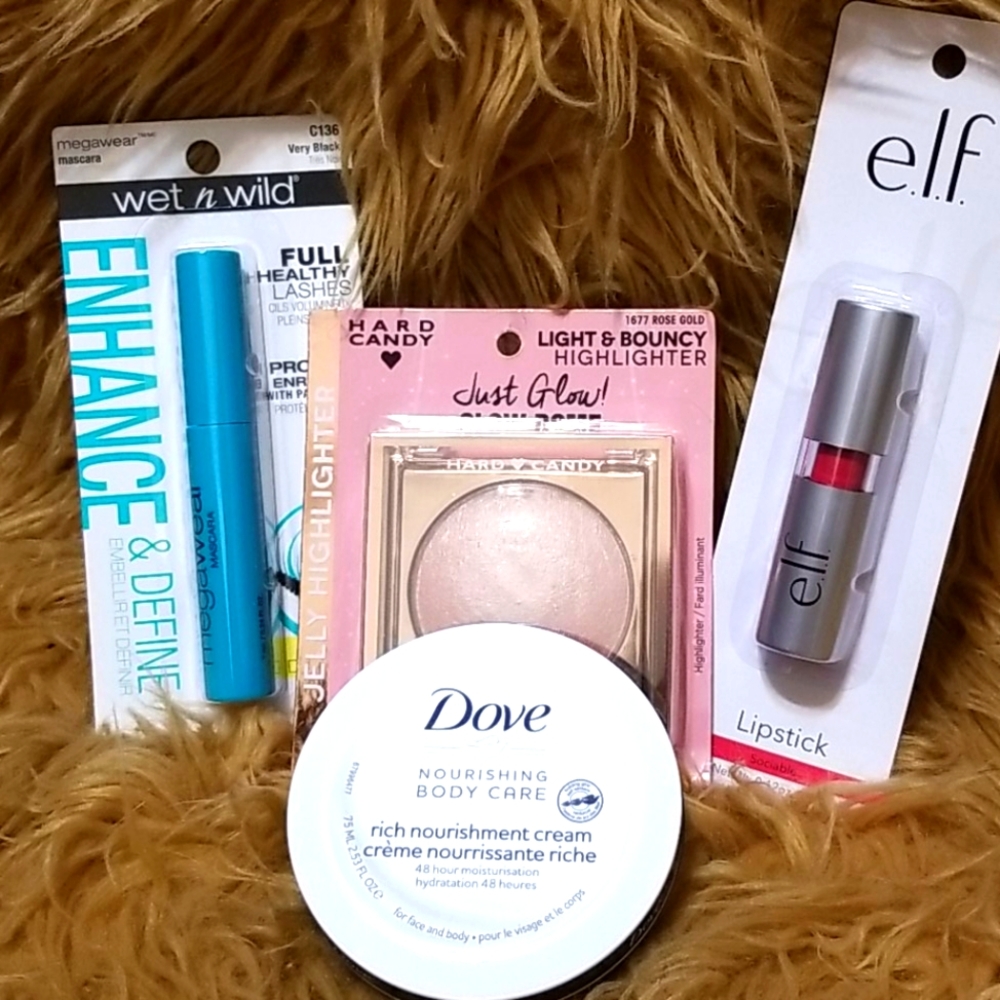 Makeup Bundle- Hard Candy, Elf, Wet n Wild, Dove